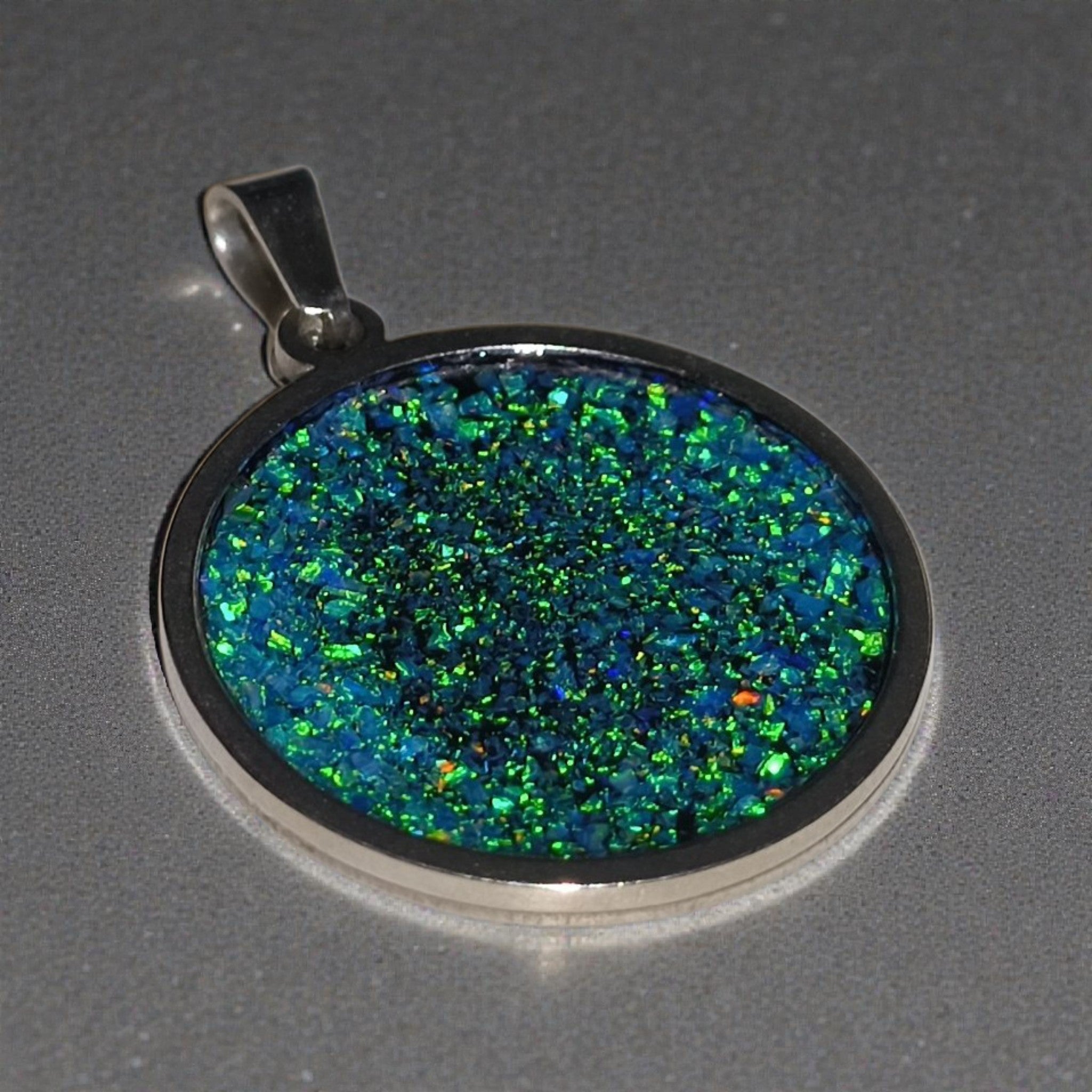 Opal Space Pendant